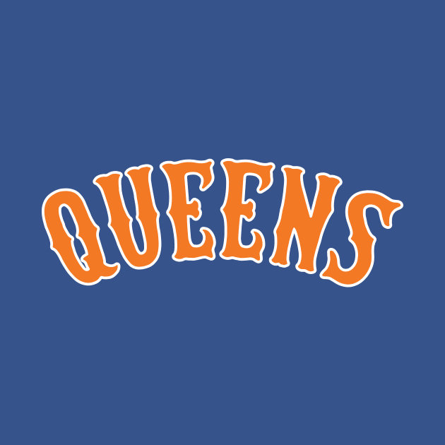 Queens 'New York' Baseball Fan: Represent Your Borough T-Shirt by CC0hort