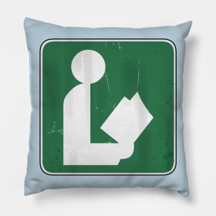 Library Here Pillow