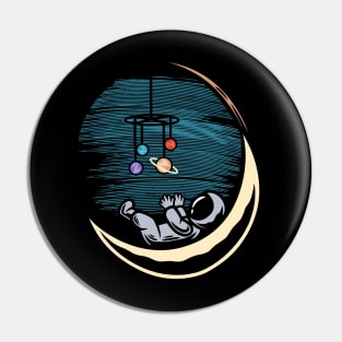 Cute Astronaut Baby Pin