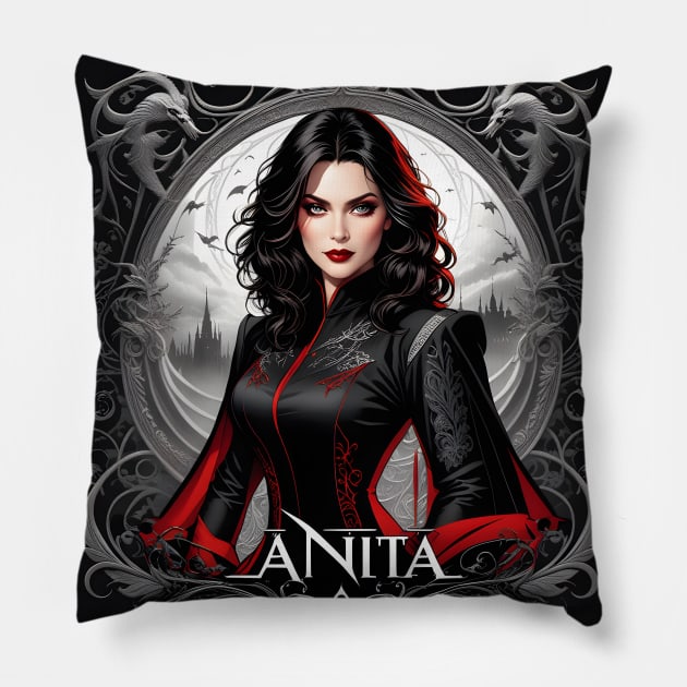 Anita Blake Vampire's hunter Merch Pillow by ART-SHOP01