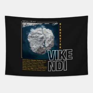 Vikendi Map Tapestry