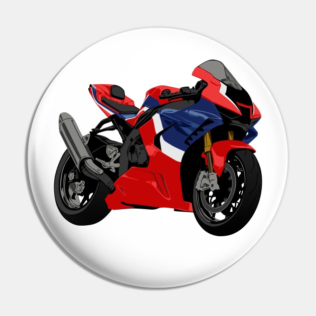 CBR1000RR Bike Illustration Pin by KAM Std