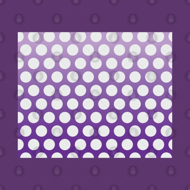 Purple Gradient Dots by LozzieElizaDesigns