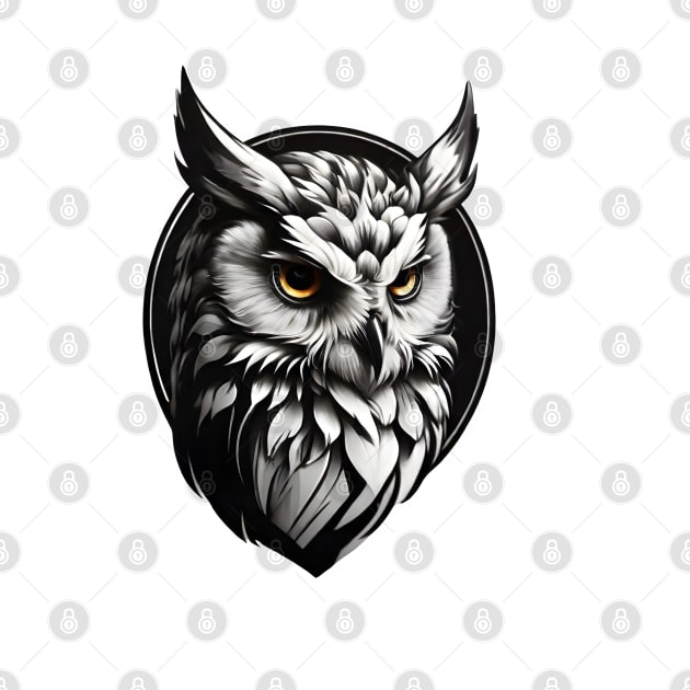 Great Horned Owl Portrait Design by TF Brands