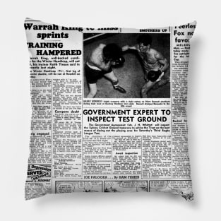 Newspaper - Sydney Daily Telegraph 1950 Pillow