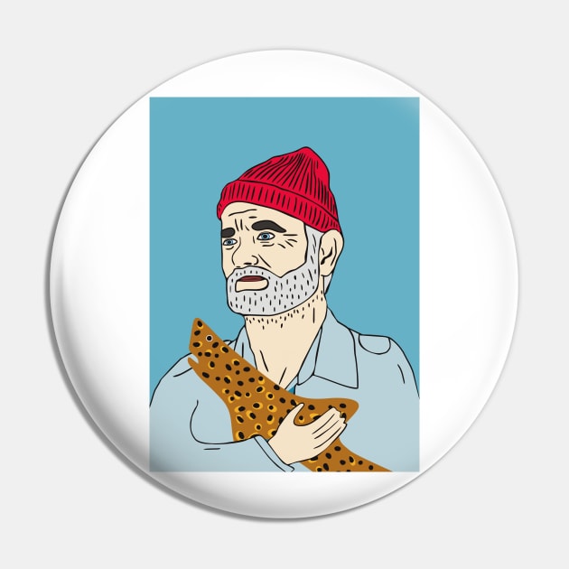 Steve Zissou Pin by grekhov