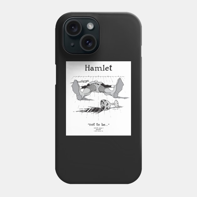 HAMLET Phone Case by MattGourley