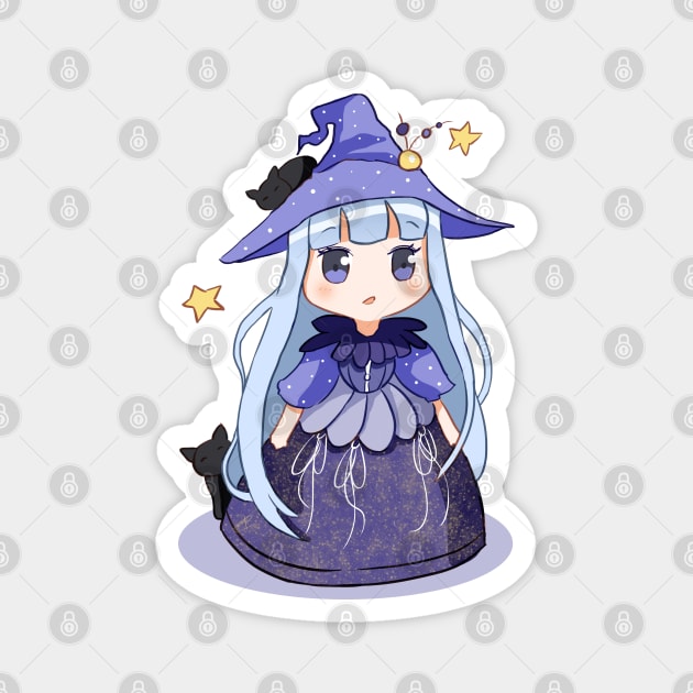 Amy Chibi Witch Kawaii Magnet by Nekoyukki