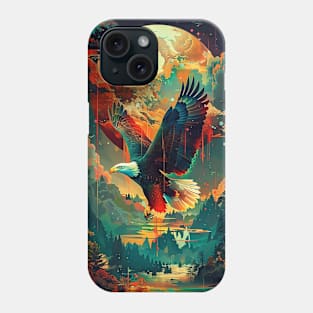 Eagle Moon Phone Case