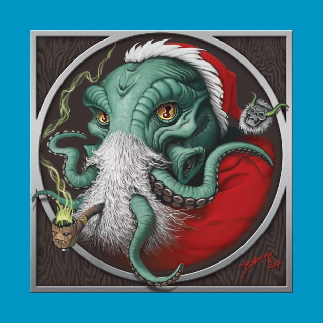 Cthulhu Claus - Ho, Ho, Ho, I want to eat your Soul! by BeveridgeArtworx