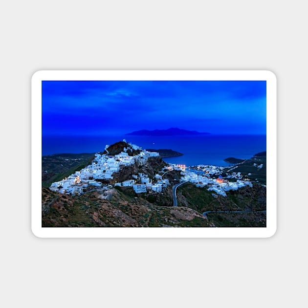 Serifos island - Cyclades, Greece Magnet by Cretense72