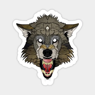 WOLF TATTOONIMAL Magnet