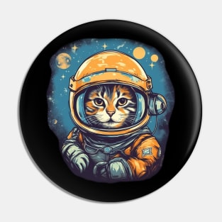 Cat Astronaut Pin