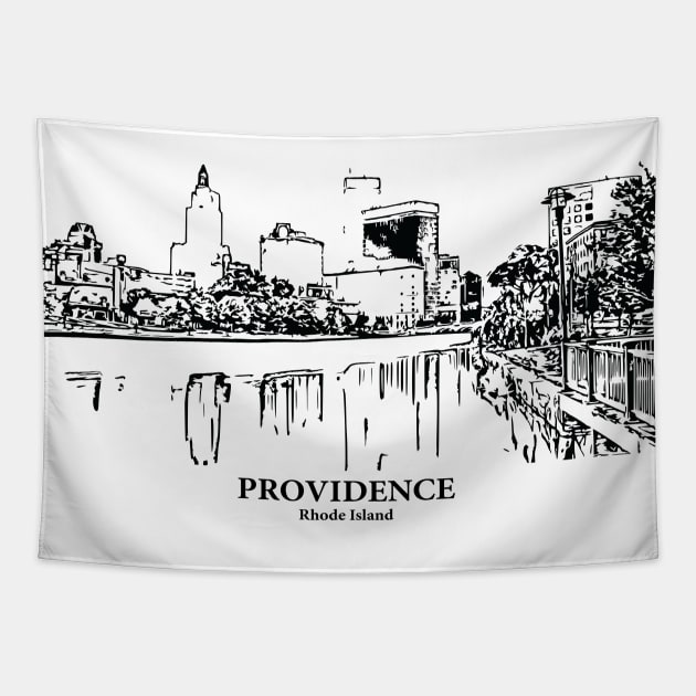 Providence - Rhode Island Tapestry by Lakeric