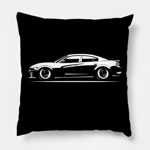 2021 Charger 392 Scat Pack Pillow by fourdsign