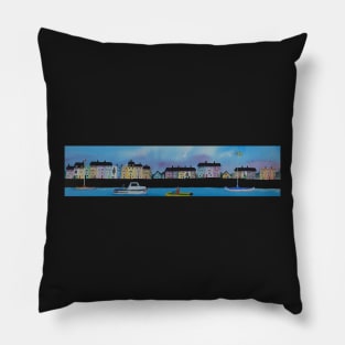 Harbourside Houses Pillow