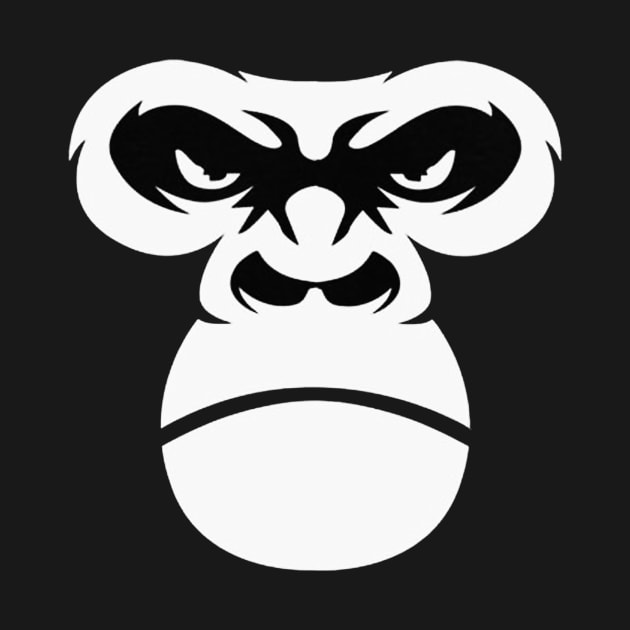 Gorilla Face by akkadesigns