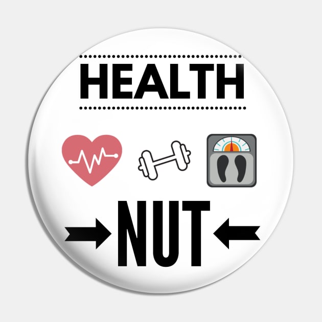 Health nut Pin by GMAT