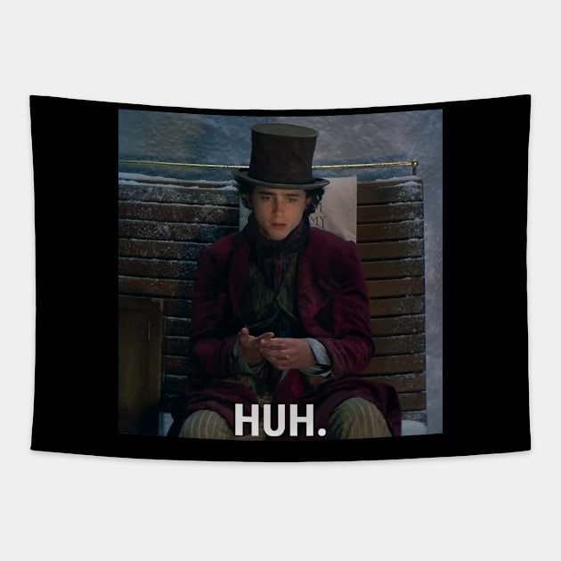 Timmy Wonka HUH Tapestry by rysiupol