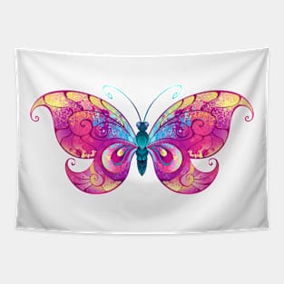 Pink Butterfly Tapestry