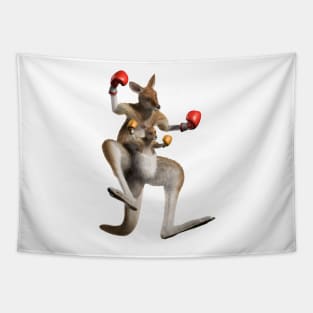 boxing kangaroo Tapestry