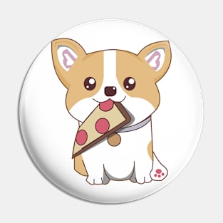 CORGI PIZZA Pin