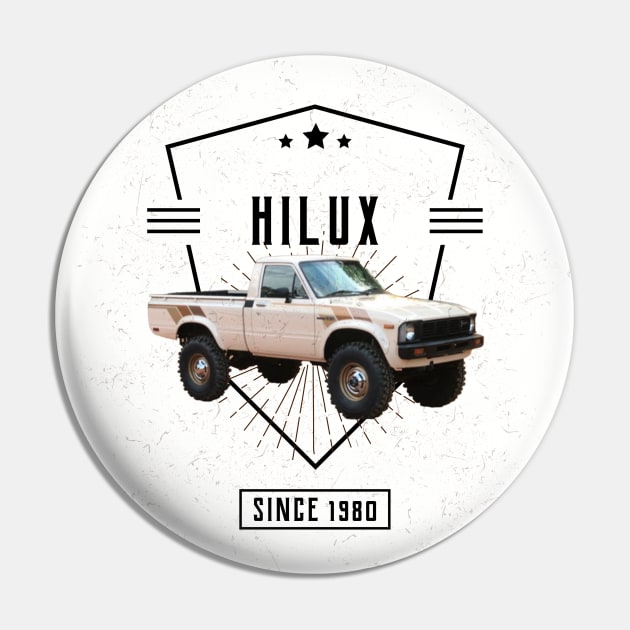 TOYOTA HILUX PICKUP TRUCK T-SHIRT Pin by Cult Classics