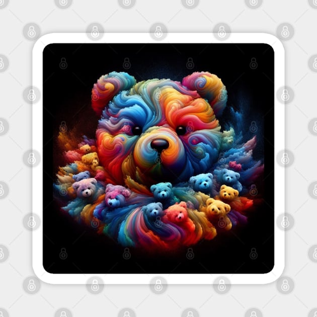 Teddy bear collection Magnet by mmpower