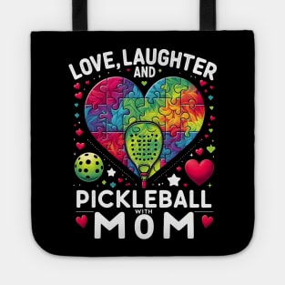 Love, Laughter, and Pickleball with Mom Mother's Day Tote