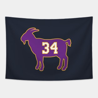 Shaquille O'Neal Los Angeles Goat Qiangy Tapestry