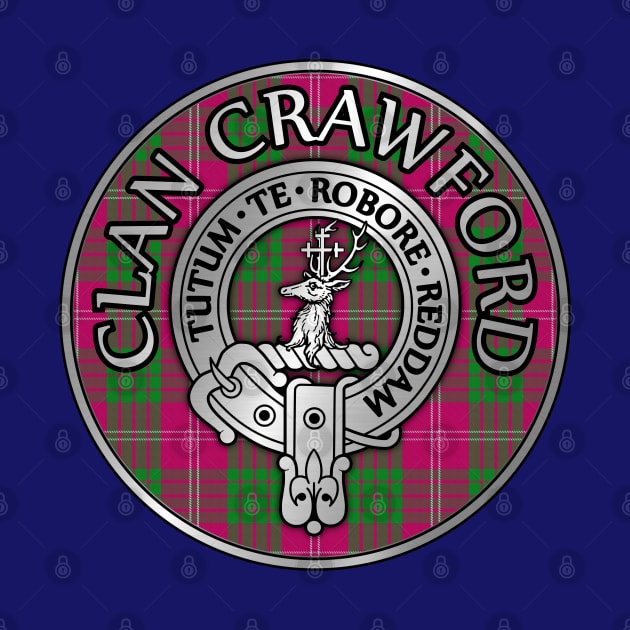 Clan Crawford Crest & Tartan by Taylor'd Designs