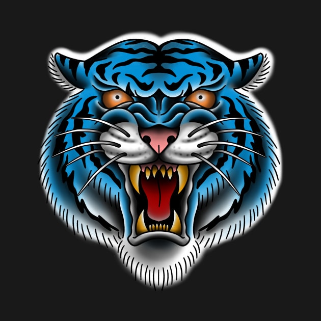 blue tiger by Violent Prophet