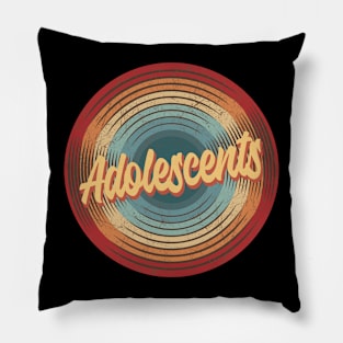 Adolescents Vintage Circle Pillow