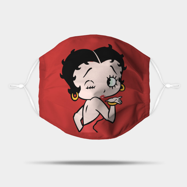 Betty Boop Kiss (Color) - Betty Boop Kiss Wink Color - Masque TeePublic FR Betty Boop Kiss (Color) - Betty Boop Kiss Wink Color - Masque TeePublic FR