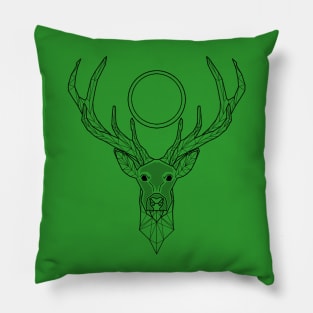 Minimalist Spirit Deer Pillow