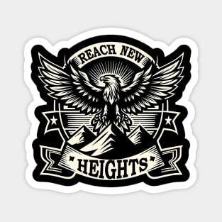 Reach New Heights Eagle Magnet