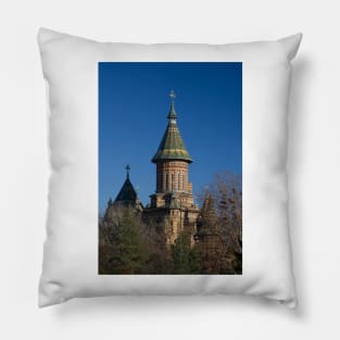 Mitropolitan Cathedral, Timisoara, Romania Pillow