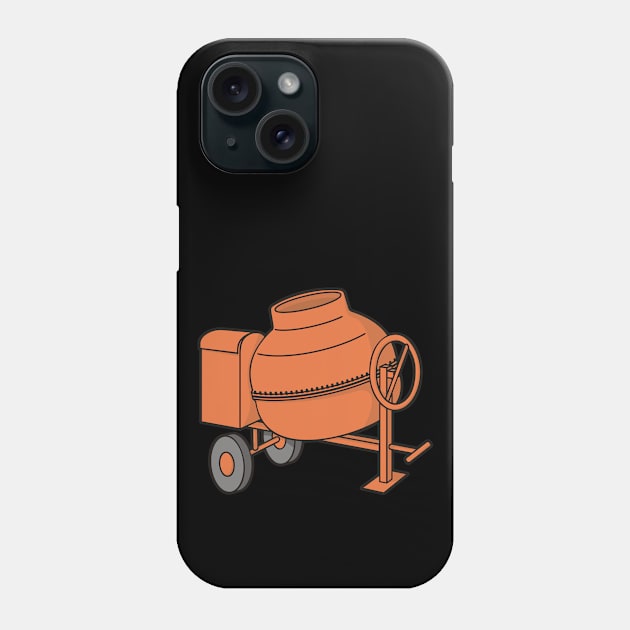 Concrete Mixer Phone Case by sifis