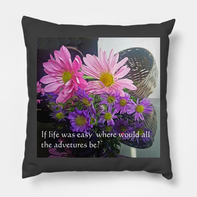 Adventures Pillow by ikshvaku