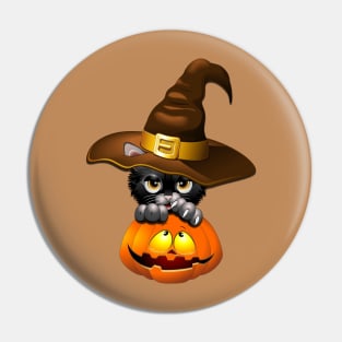 Witch Cat Pin