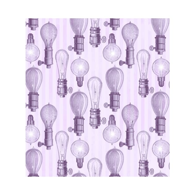 Vintage Light Bulbs in Purple by allthumbs