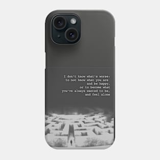 Flowers for Algernon - Book Quote Phone Case