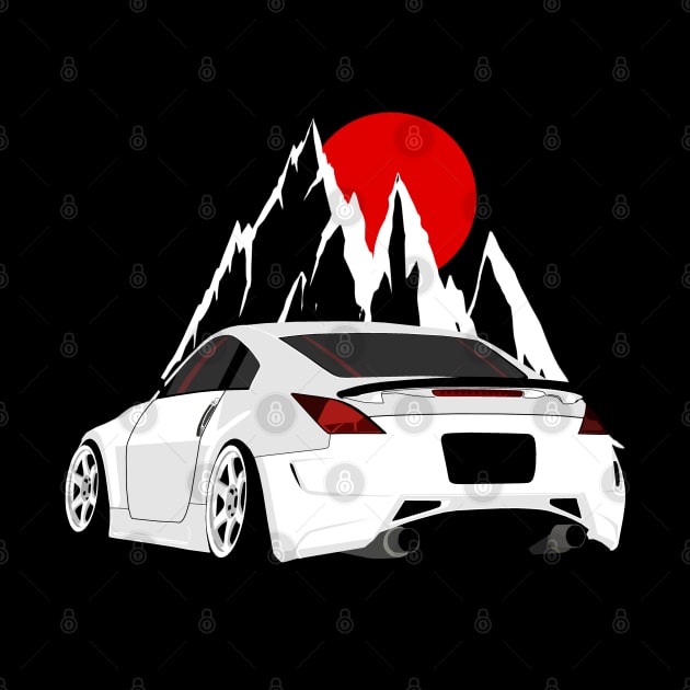 White 350Z Background 2002—2008 by Rebellion Store