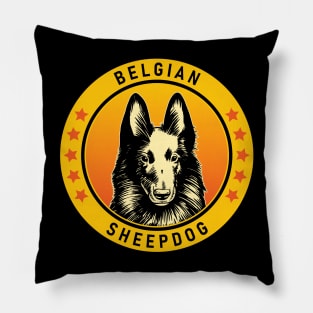 Belgian Sheepdog Portrait Pillow