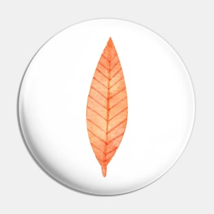 orange colored autumn leaf Pin