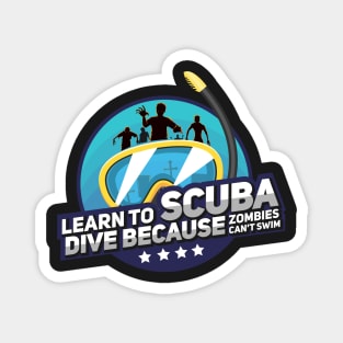 SCUBA DIVING GIFT: Learn To Scuba Dive Magnet