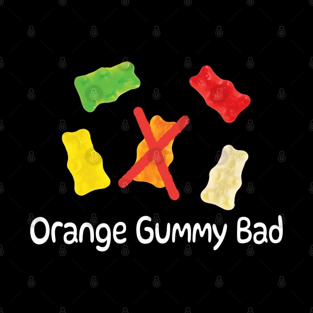 "ORANGE GUMMY BAD" Gummy Bears by Decamega