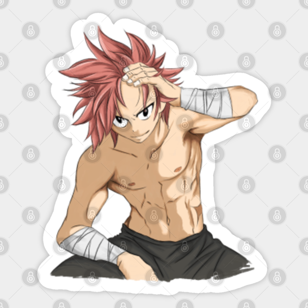 Natsu Dragneel Fairy Tail Sticker Teepublic Natsu Dragneel Fairy Tail Sticker Teepublic