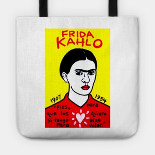 Frida Kahlo pop folk art Tote