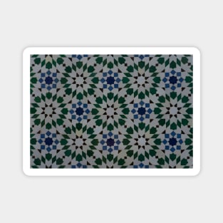 Morocco Islamic tile pattern 4 Magnet